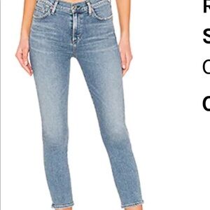citizens of humanity rocket crop high rise skinny 31